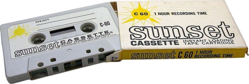 Compact Cassette Sunset 60 Type I Normal 1969 USA