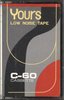 Compact Cassette Yours 60 Type I Normal 1980 Japan