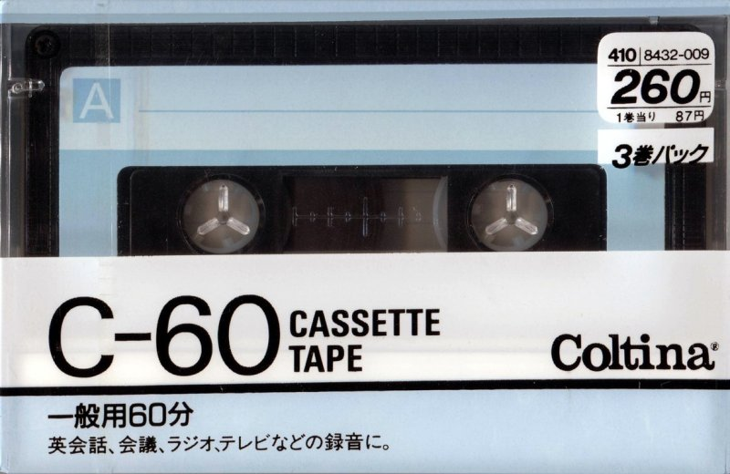 Compact Cassette Coltina 60 Type I Normal 1997 Japan