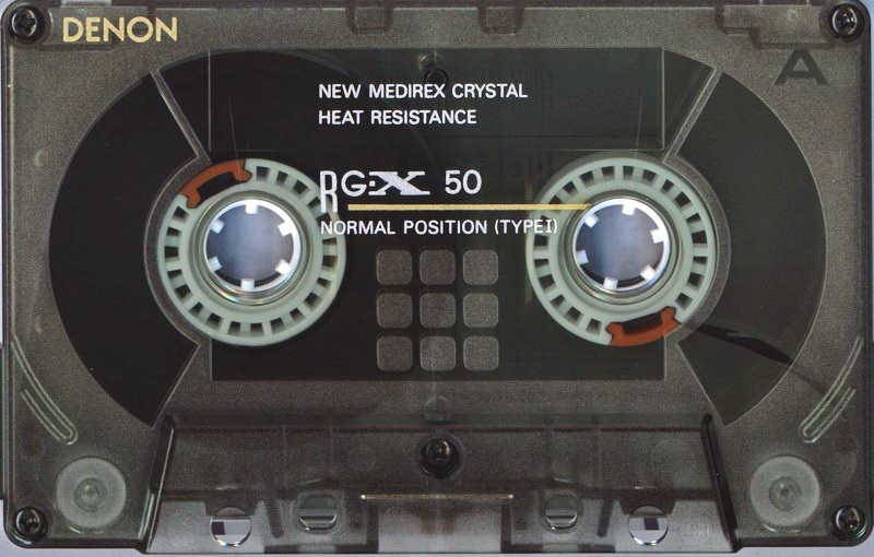 Compact Cassette Denon RG-X 50 Type I Normal 1990 Japan
