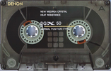 Compact Cassette Denon RG-X 50 Type I Normal 1990 Japan