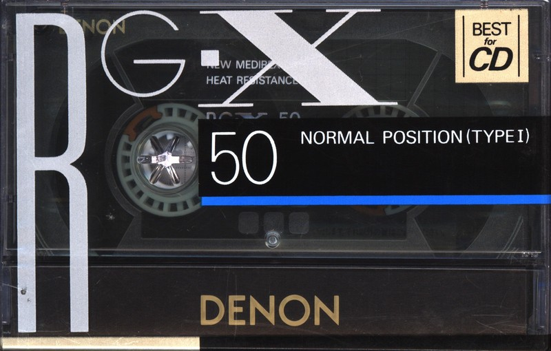Compact Cassette Denon RG-X 50 Type I Normal 1990 Japan