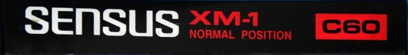 Compact Cassette Sensus XM-1 60 Type I Normal 1985 Europe