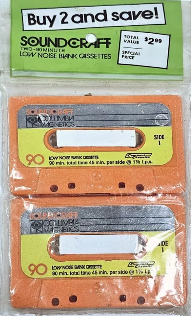 Soft Pack Soundcraft 90 Type I Normal 1975 USA