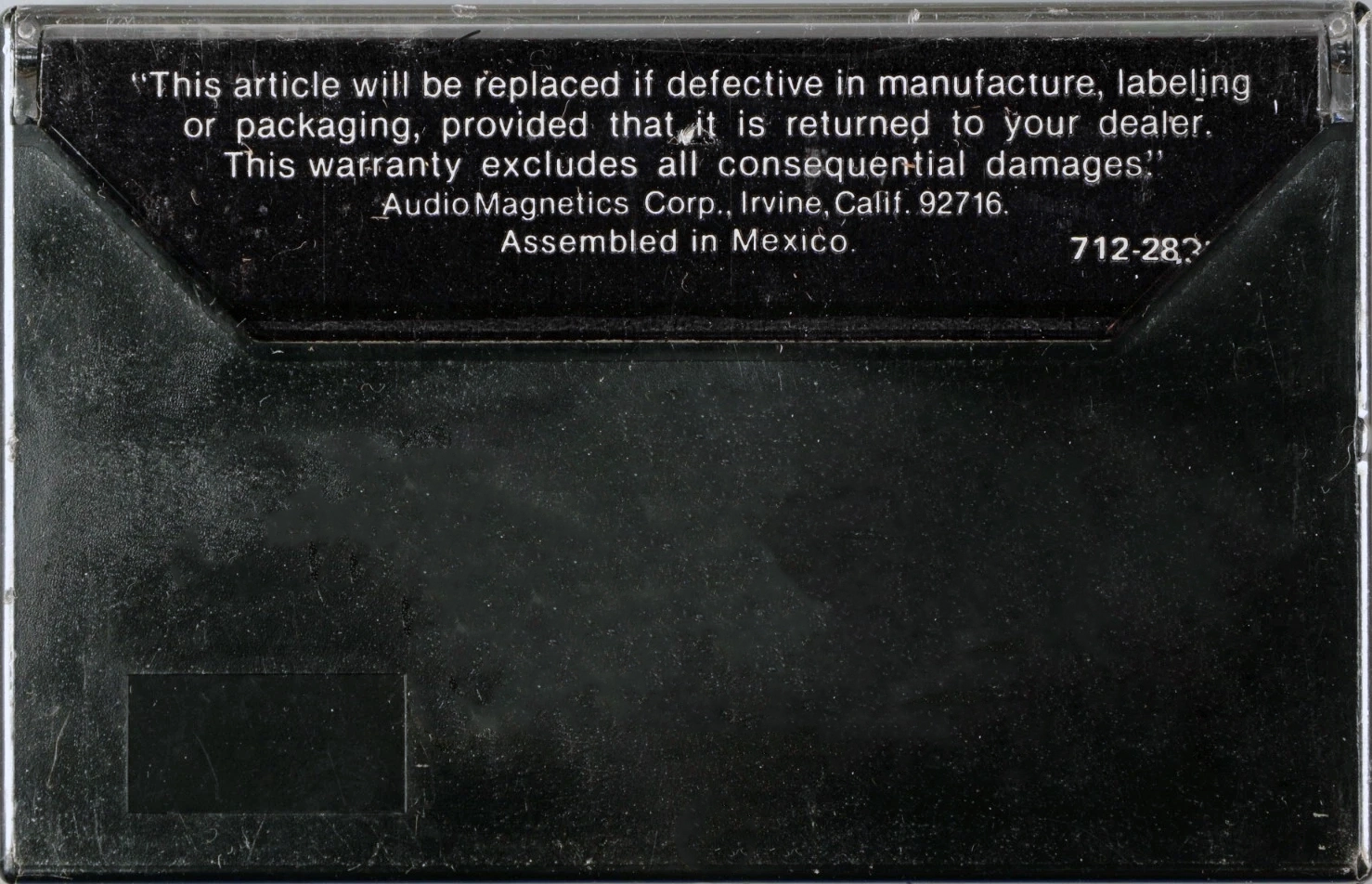 Compact Cassette Tracs 60 Type I Normal 1977 USA
