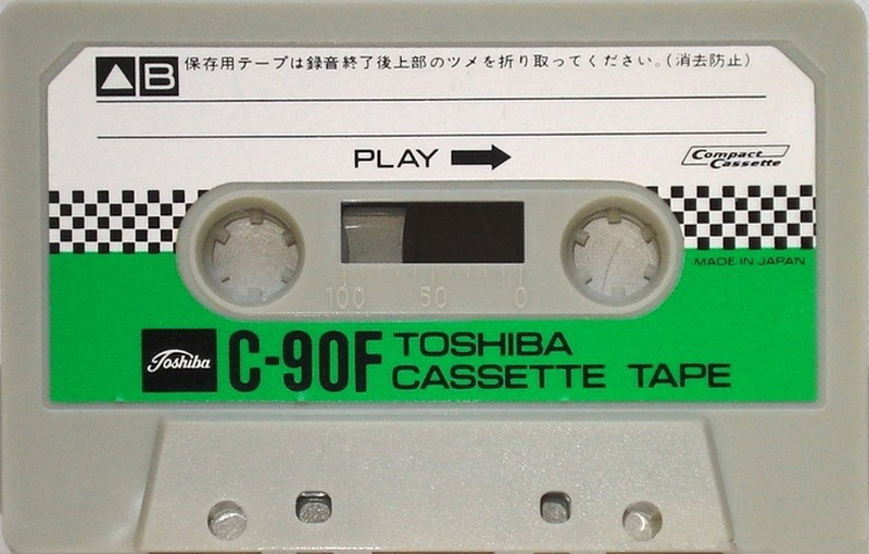 Compact Cassette Toshiba F 90 Type I Normal 1975 Japan