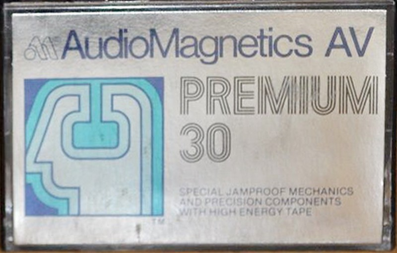 Compact Cassette Audio Magnetics AV 30 "Premium" Type I Normal 1981 Canada