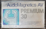 Compact Cassette Audio Magnetics AV 30 "Premium" Type I Normal 1981 Canada