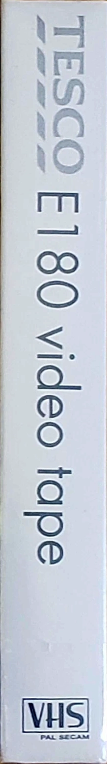 VHS, Video Home System Tesco 180 Type I Normal Europe