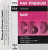 Compact Cassette NAVP 60 "Premium" Type I Normal 1988 Canada
