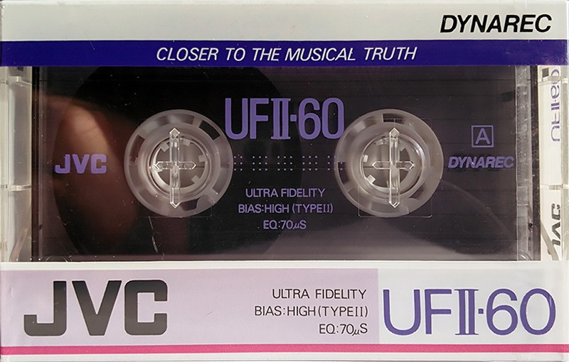 Compact Cassette:  JVC - UFII 60