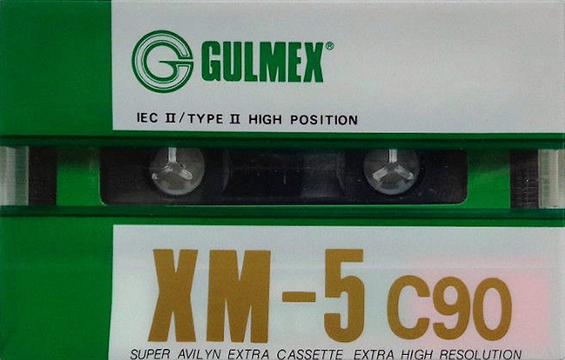 Compact Cassette Gulmex 90 "XM-5" Type II Chrome Europe