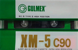 Compact Cassette Gulmex 90 "XM-5" Type II Chrome Europe