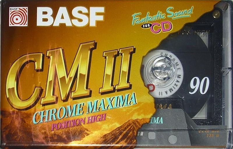 Compact Cassette BASF CM II Chrome Maxima 90 Type II Chrome 1995 Europe