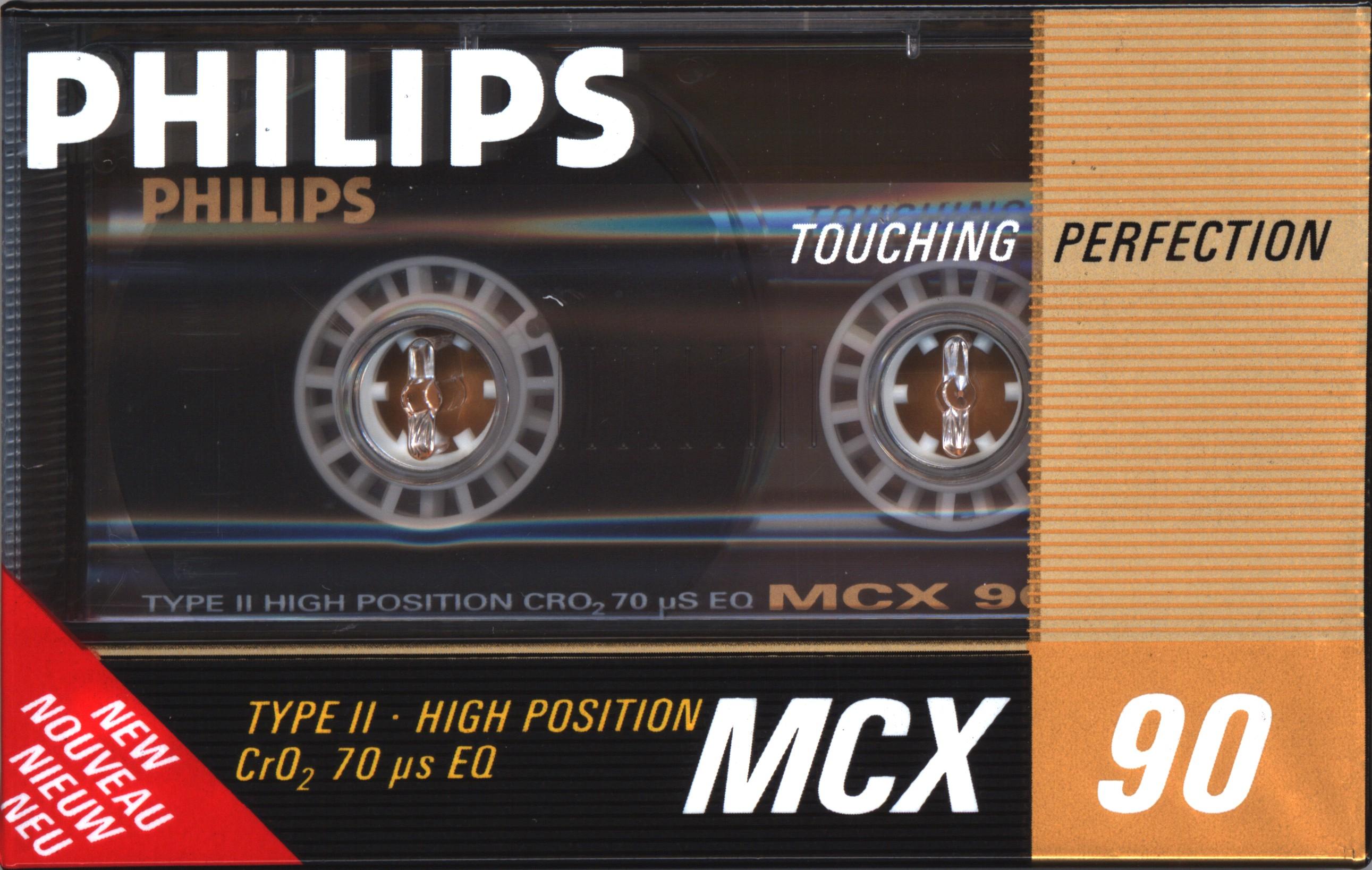 Compact Cassette Philips MCX Master 90 Type II Chrome 1988 Europe