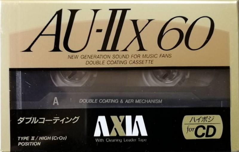 Compact Cassette: FUJI AXIA - AU-IIx 60