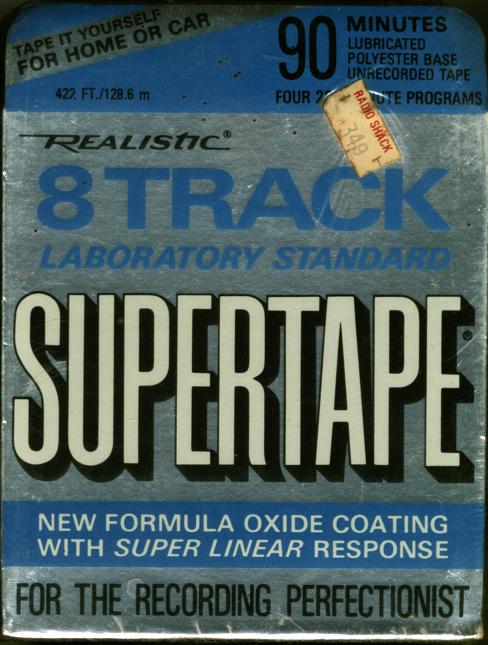 TRACK-8 Realistic Supertape 90 Type I Normal 1973 USA