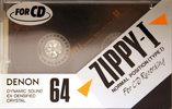 Compact Cassette Denon Zippy-I 64 "ZP1-64" Type I Normal 1989 Japan