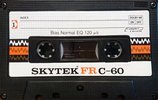 Compact Cassette Skytek FR 60 Type I Normal 1985 Europe
