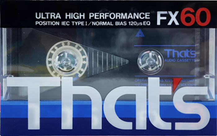 Compact Cassette Thats FX 60 Type I Normal 1985 Europe