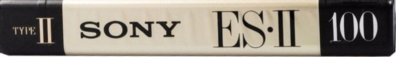 Compact Cassette Sony ES-II 100 "C-100ES2" Type II Chrome 1991 Japan