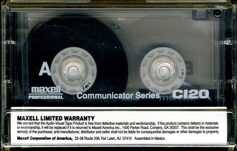 Compact Cassette: Maxell / Hitachi Maxell - Communicator Series 120