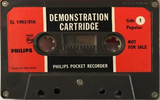 Compact Cassette Philips EL 1903 "05K" Demonstration Tape 1965 Europe