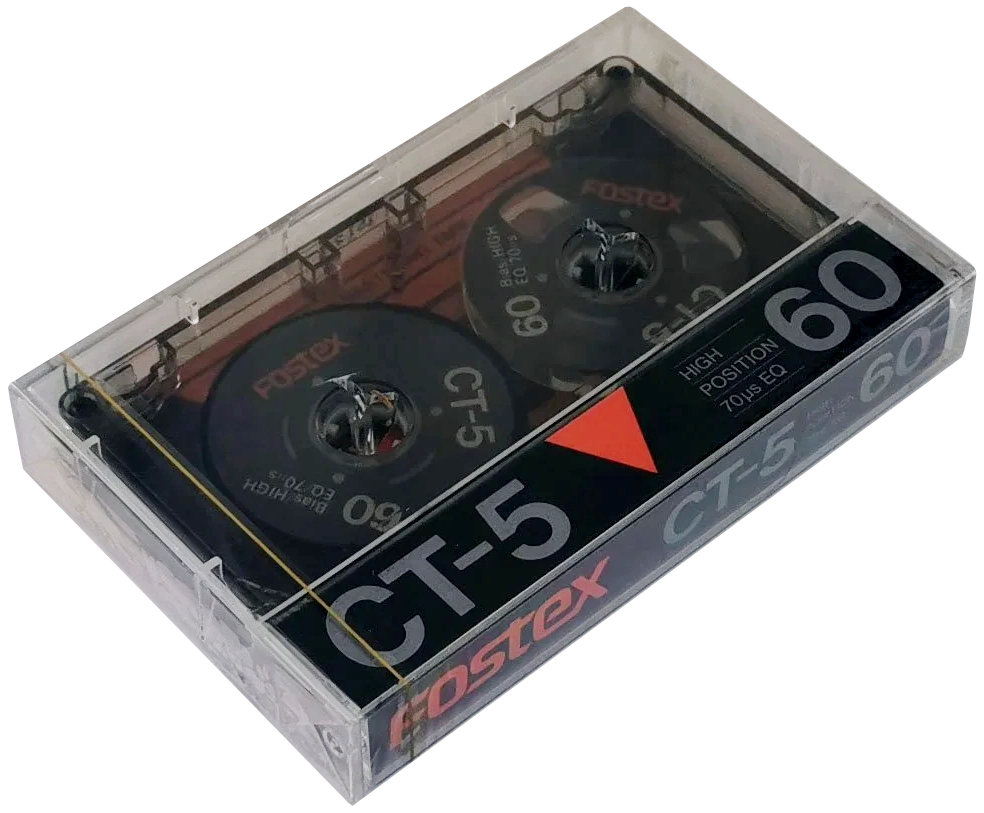Compact Cassette Fostex 60 "CT-5" Type II Chrome Japan