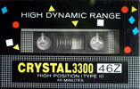 Compact Cassette Crystal 3300 46 Type II Chrome Japan