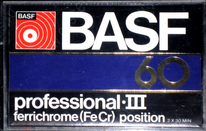 Compact Cassette: BASF  - Professional III 60