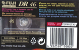 Compact Cassette Fuji DR 46 Type I Normal 1998 Europe