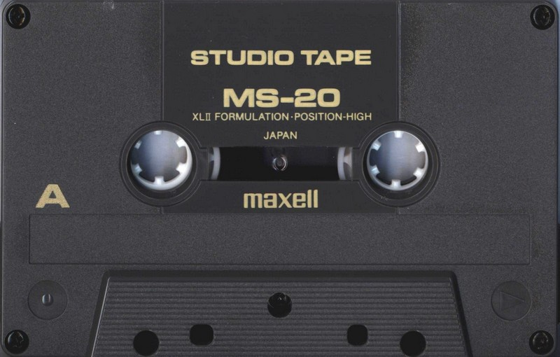 Compact Cassette Maxell Studio Tape MS 20 Type II Chrome 1997 USA