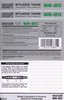 Compact Cassette Maxell MS 20 "Studio Tape" Type II Chrome 1993 USA