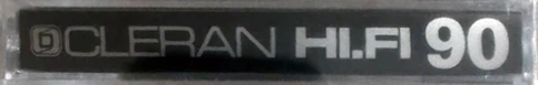 Compact Cassette Cleran 90 "Hi.Fi" Type I Normal France