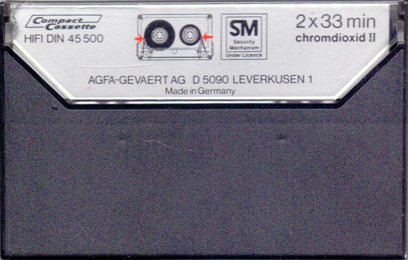 Compact Cassette: AGFA  - Superchrom 60+6