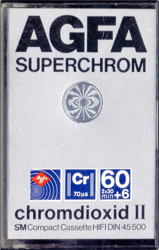 Compact Cassette: AGFA  - Superchrom 60+6