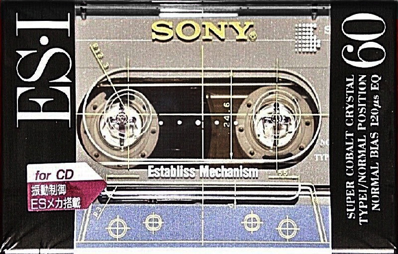 Compact Cassette Sony ES-I 60 "ESM1 60" Type I Normal 1991 Japan