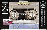 Compact Cassette Sony ES-I 60 "ESM1 60" Type I Normal 1991 Japan