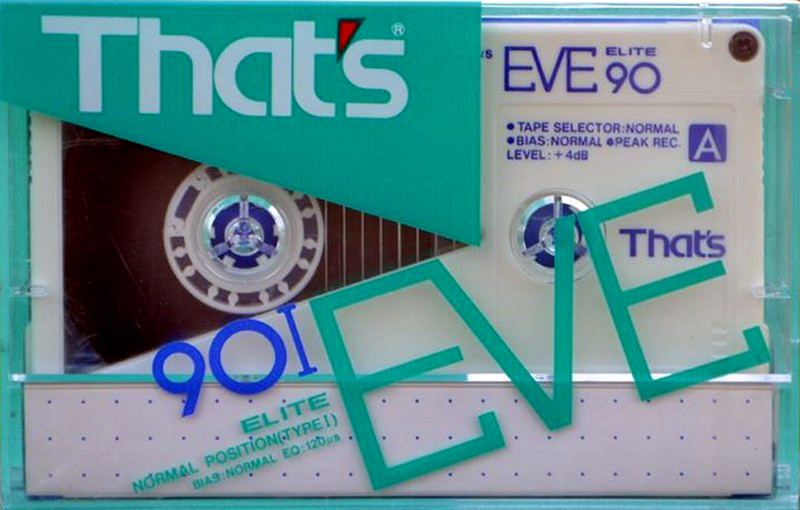 Compact Cassette Thats EVE 90 Type I Normal 1986 Japan