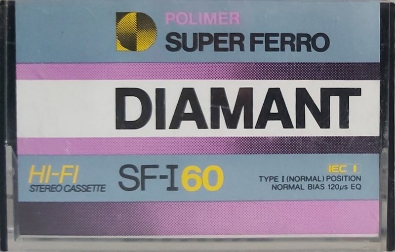 Compact Cassette Polimer Diamant SF-I 60 Type I Normal Hungary