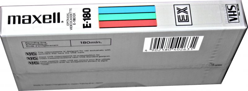 VHS, Video Home System Maxell EX 180 Type II Chrome 1984 Europe