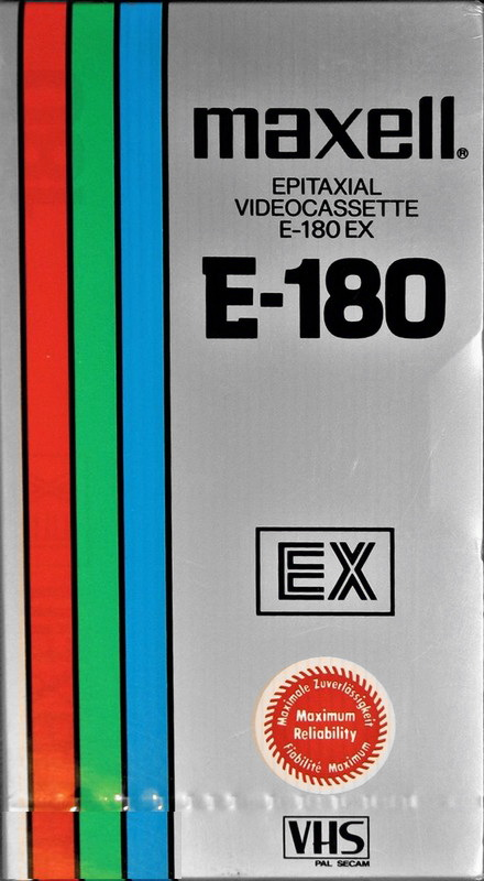 VHS, Video Home System: Maxell / Hitachi Maxell - EX 180