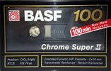Compact Cassette BASF Chrome Super II 100 Type II Chrome 1989 Germany