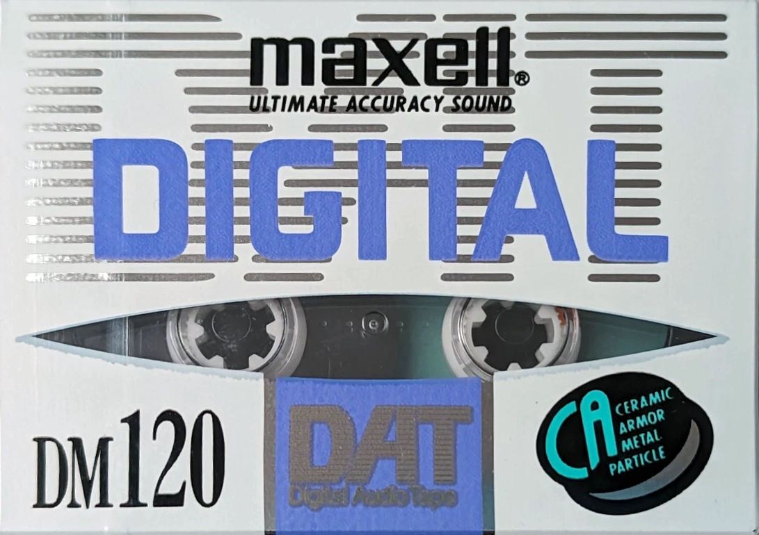 Digital Audio Tape Maxell 120 Type IV Metal 1990 Japan