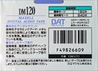 Digital Audio Tape Maxell 120 Type IV Metal 1990 Japan