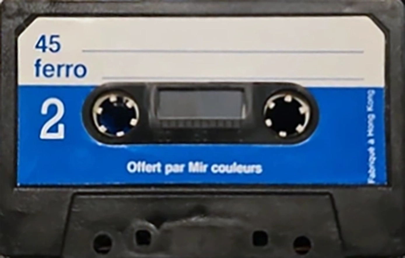 Compact Cassette Mir couleurs 45 Type I Normal France