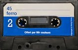 Compact Cassette Mir couleurs 45 Type I Normal France