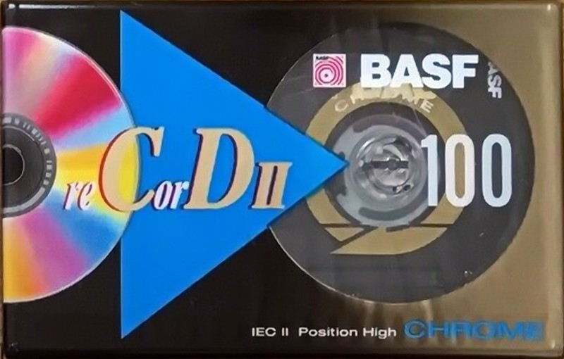 Compact Cassette BASF Record II 100 Type II Chrome 1995 Europe