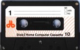 Compact Cassette Disky 10 "60872" Computer Cassette Europe