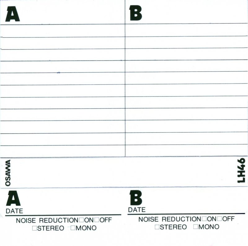 Compact Cassette Osawa LH 46 Type I Normal 1983 Japan